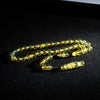 Green Amber Tasbih, 33 Beads, 8mm Beads, 15gr