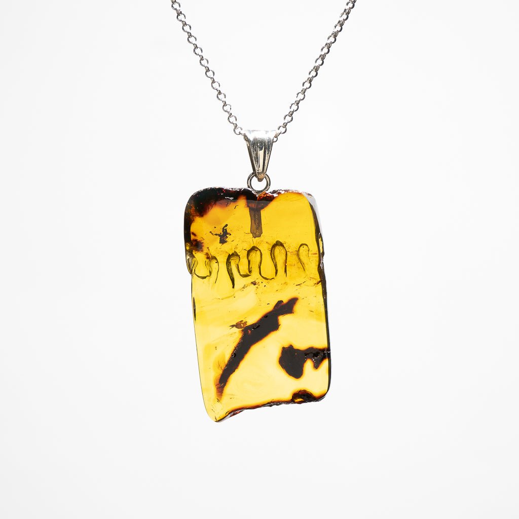 Blue Amber Pendant, Aiday