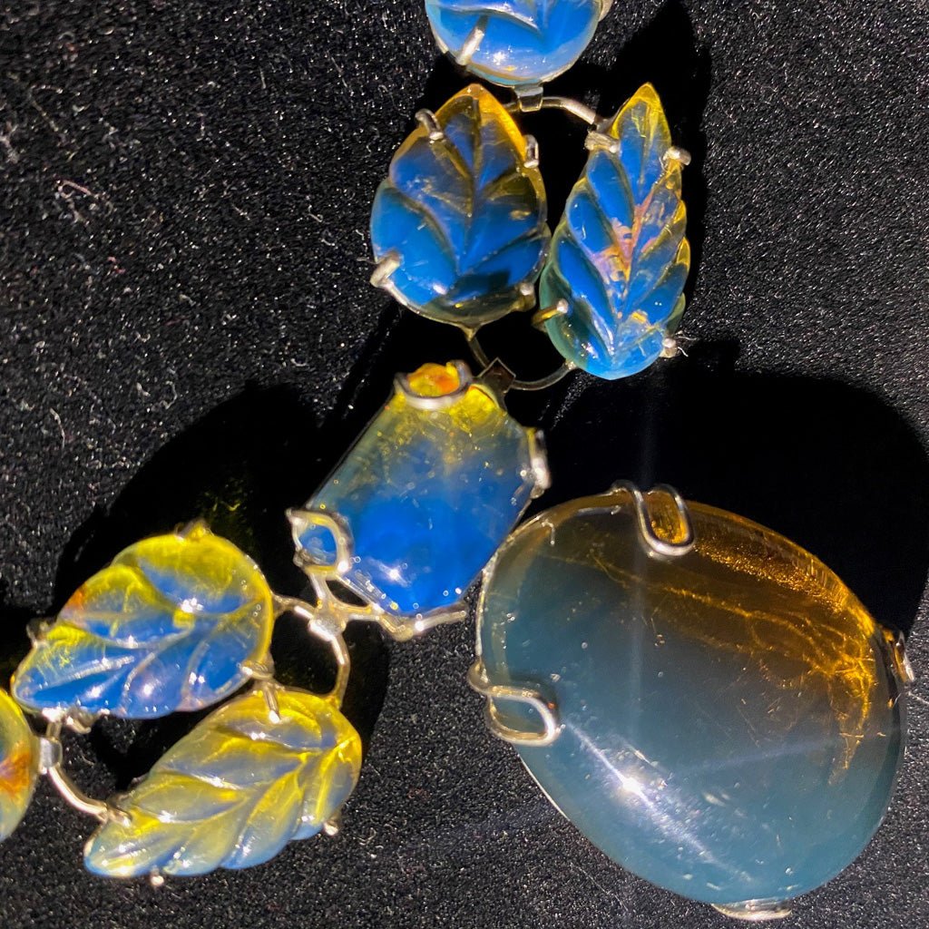 Dominican Blue Amber Necklace - Larimar Creations