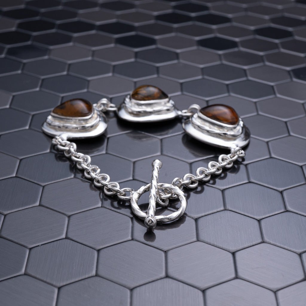 Green Amber Bracelet, Deanna