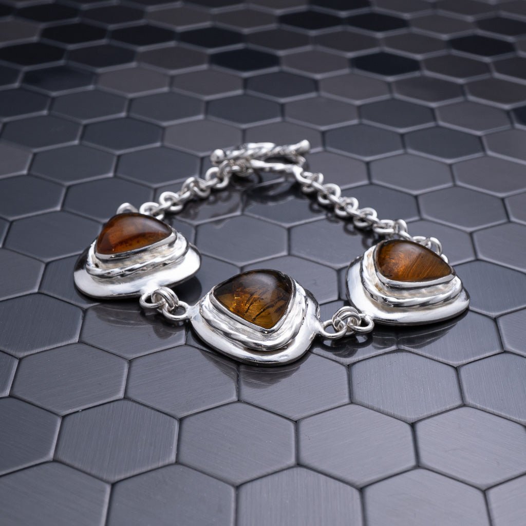 Green Amber Bracelet, Deanna