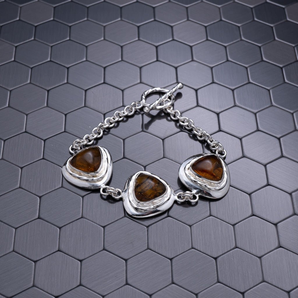 Green Amber Bracelet, Deanna