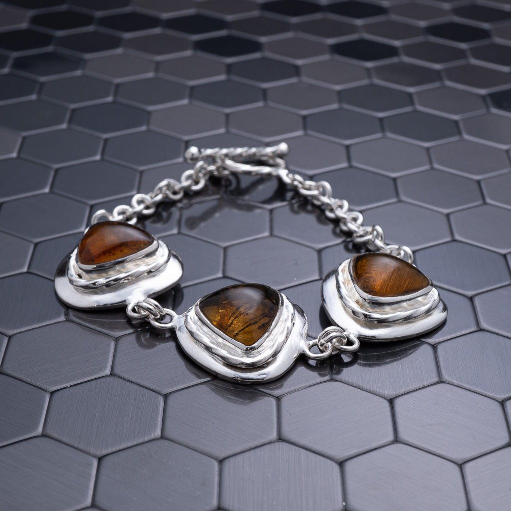 Green Amber Bracelet, Deanna