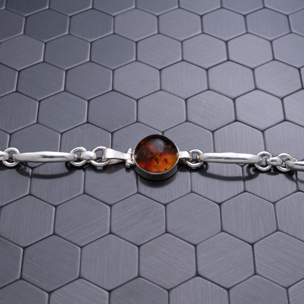 Green Amber Bracelet, Deliah