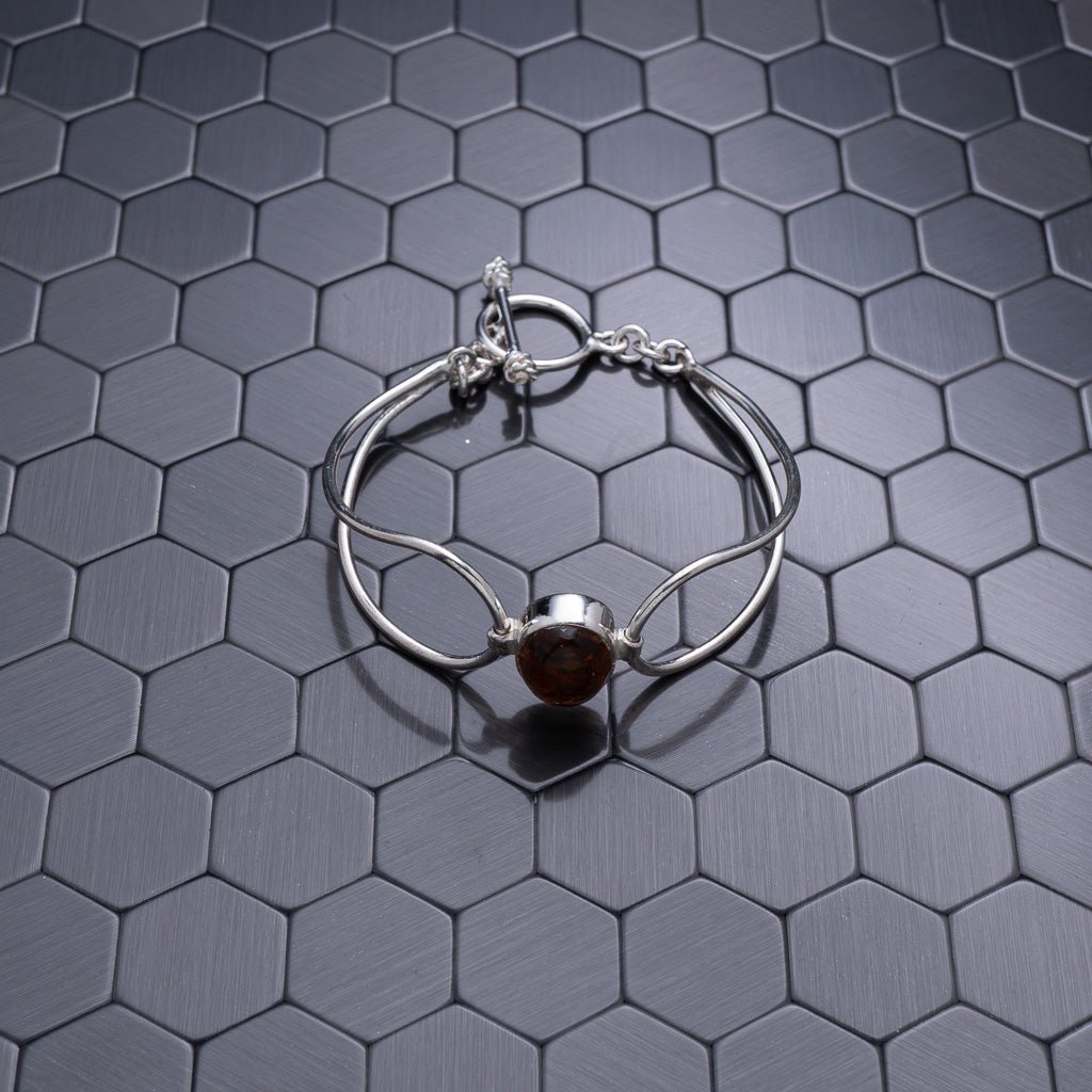 Green Amber Bracelet, Ebonie