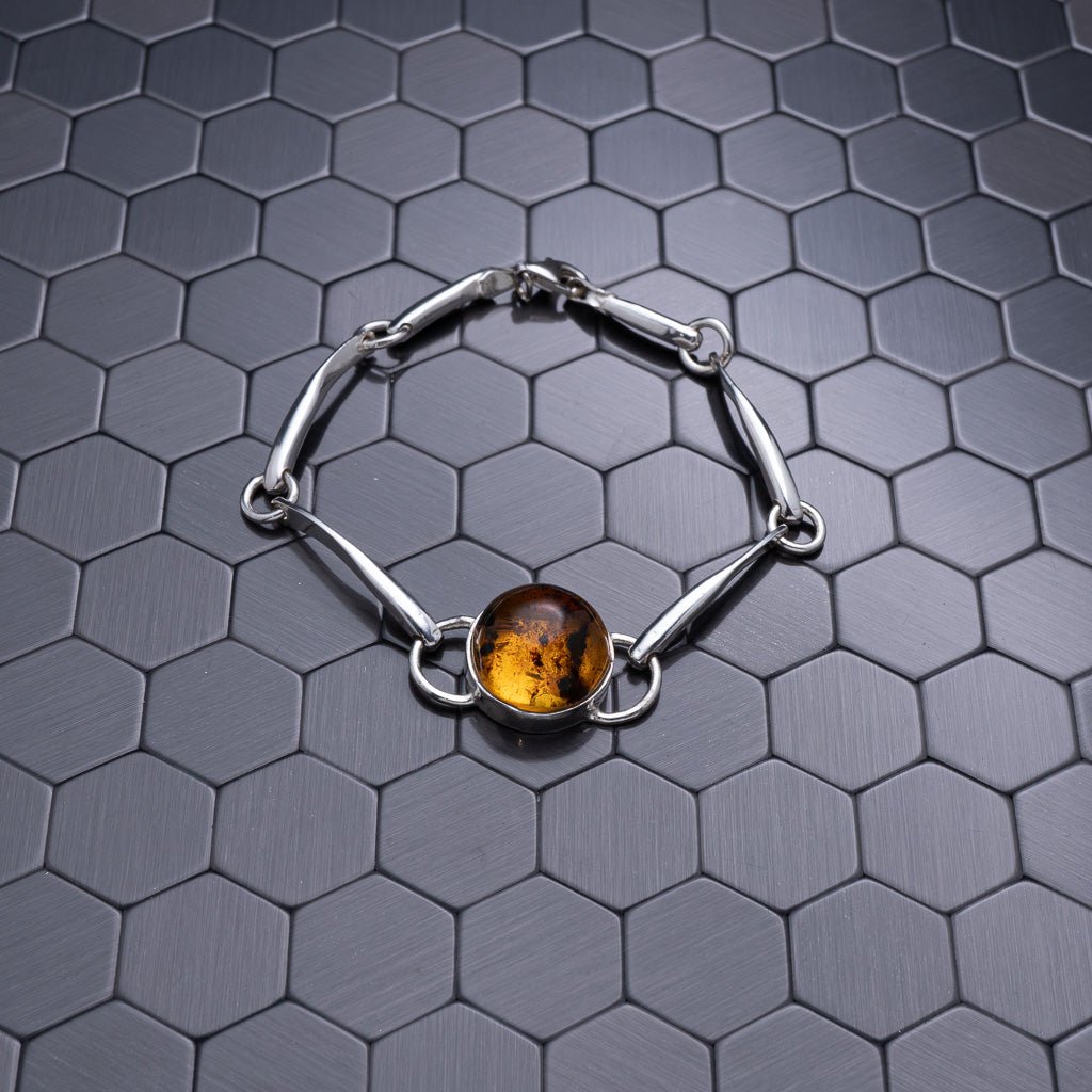 Green Amber Bracelet, Fina