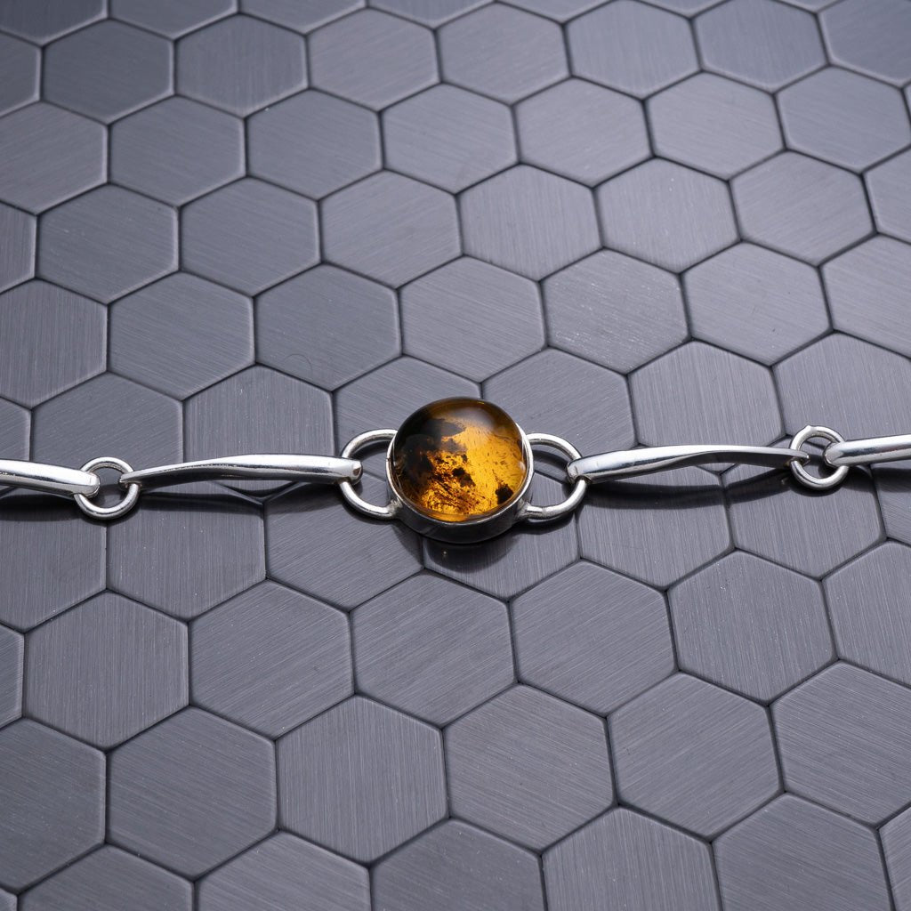 Green Amber Bracelet, Fina