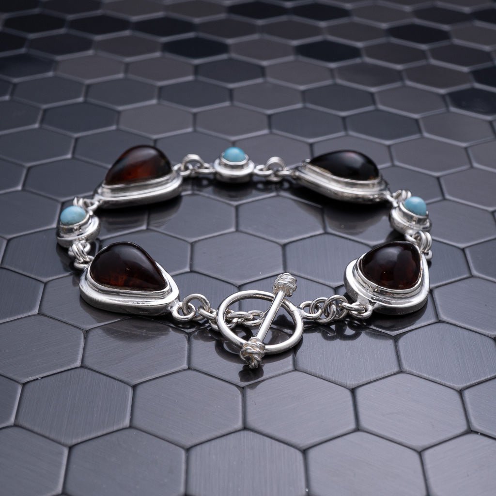 Green Amber Bracelet, Idriya