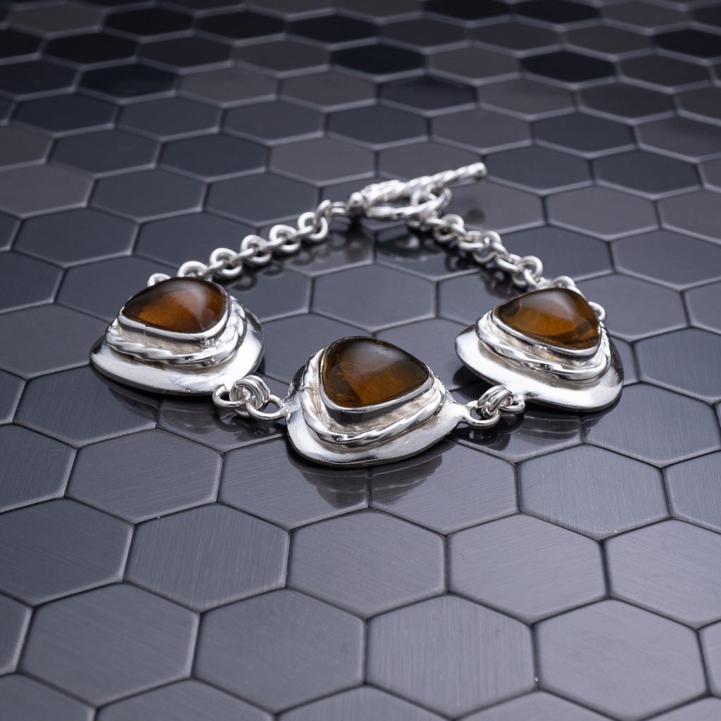 Green Amber Bracelet, Shanna