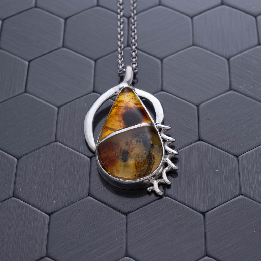 Green Amber Pendant, Anabela