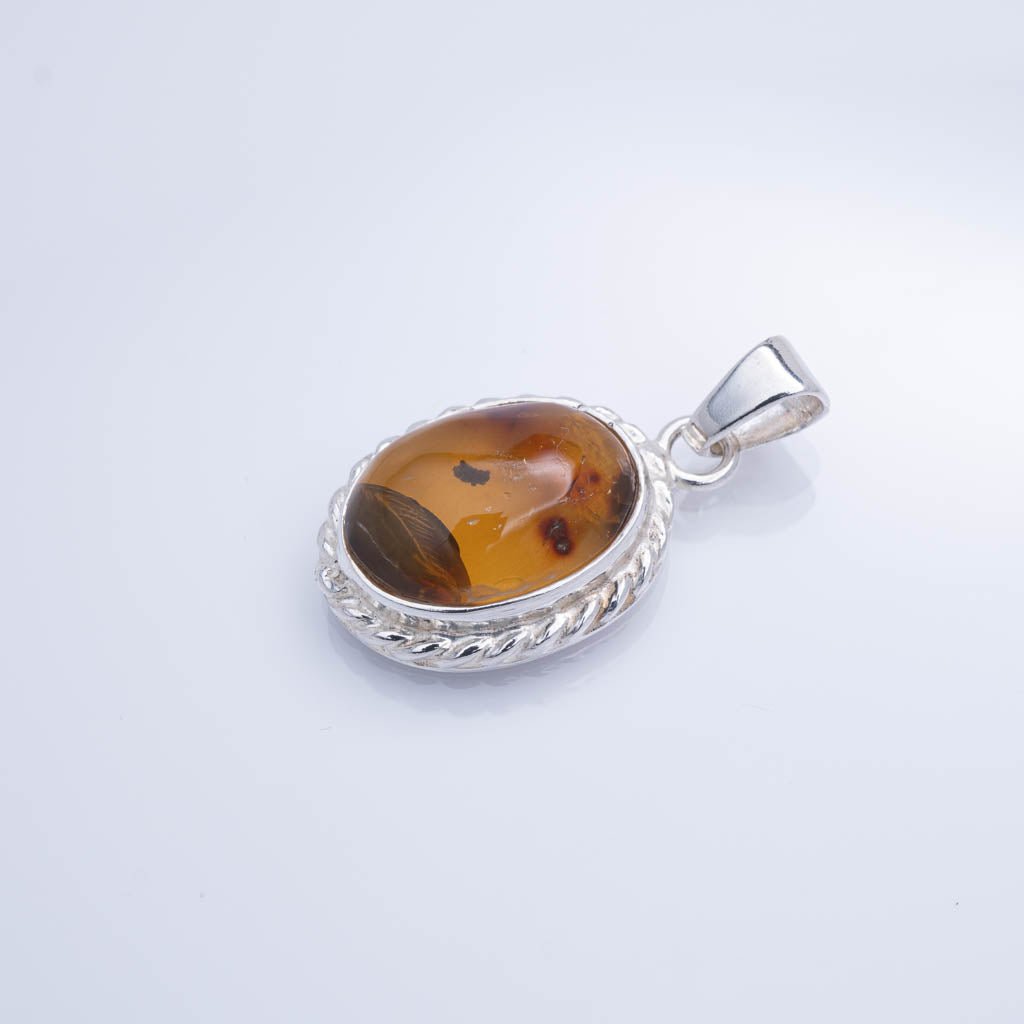 Green Amber Pendant, Aria