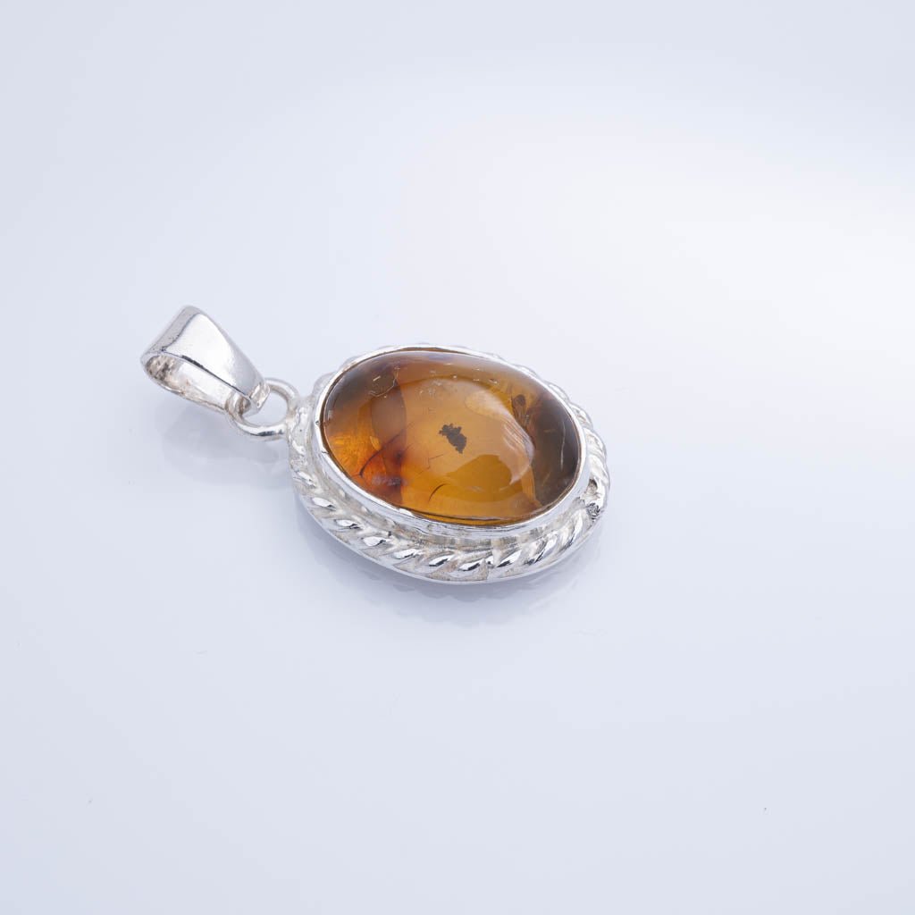 Green Amber Pendant, Aria