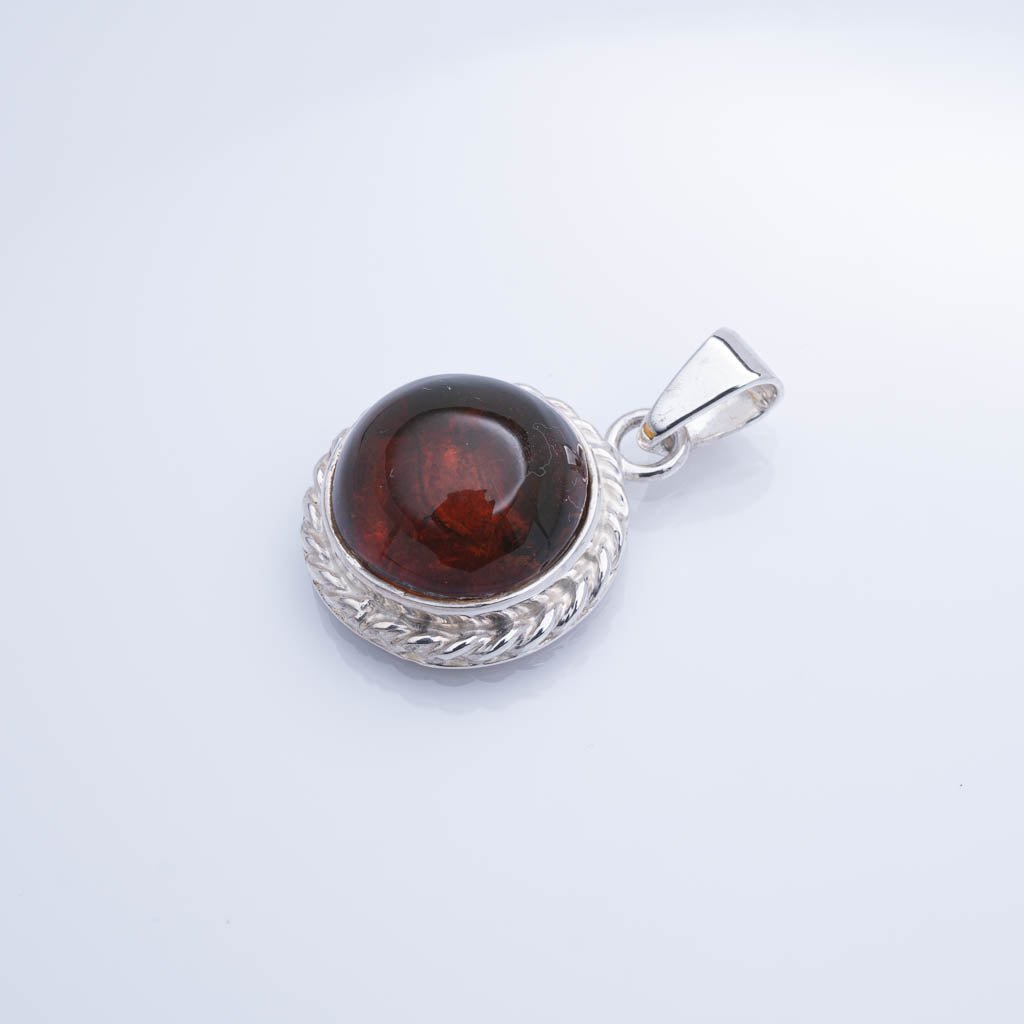 Green Amber Pendant, Eden