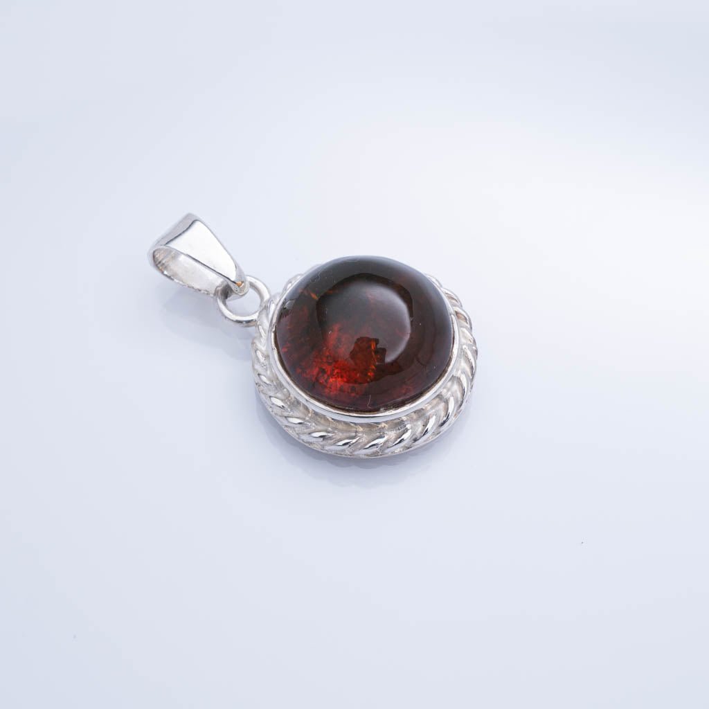 Green Amber Pendant, Eden