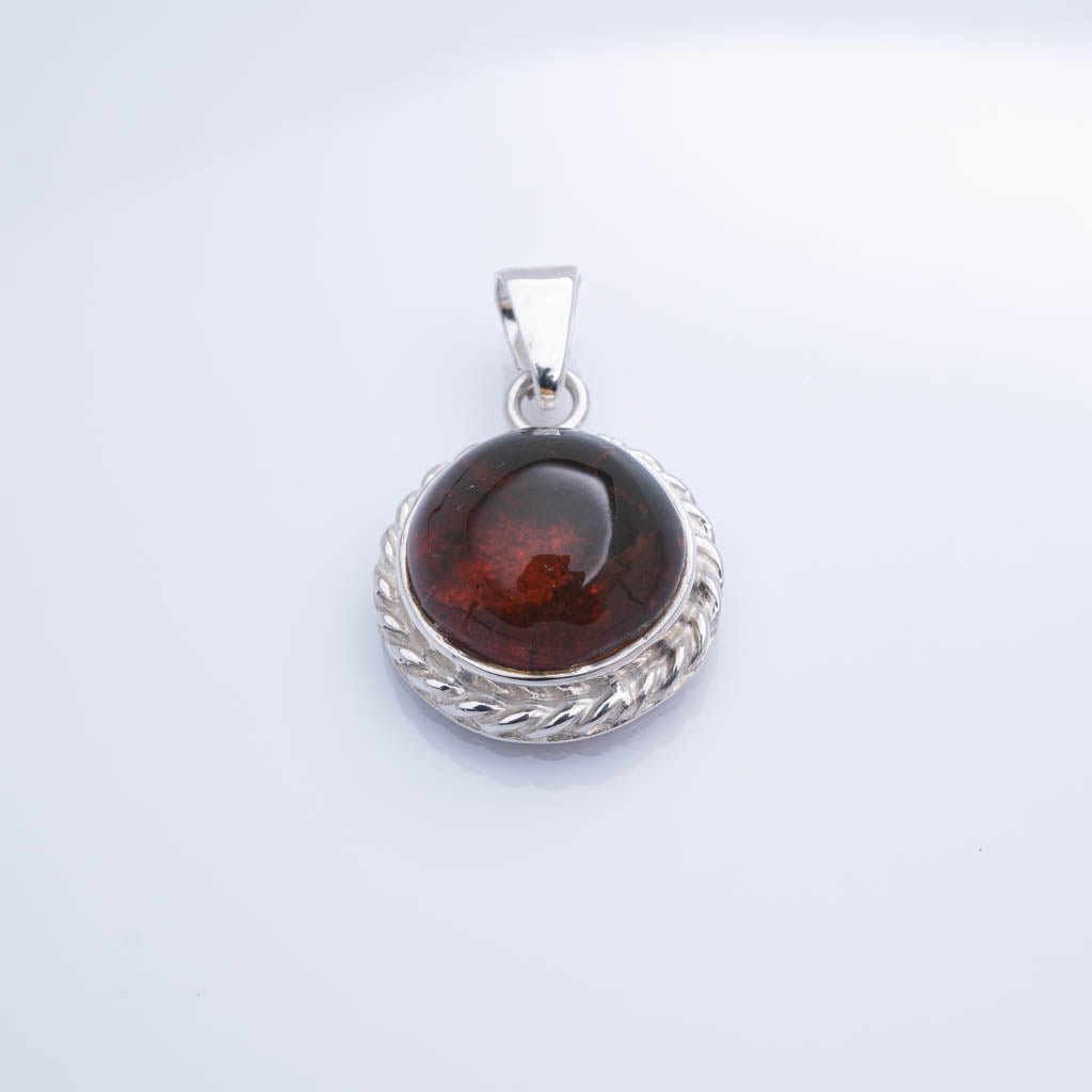 Green Amber Pendant, Eden