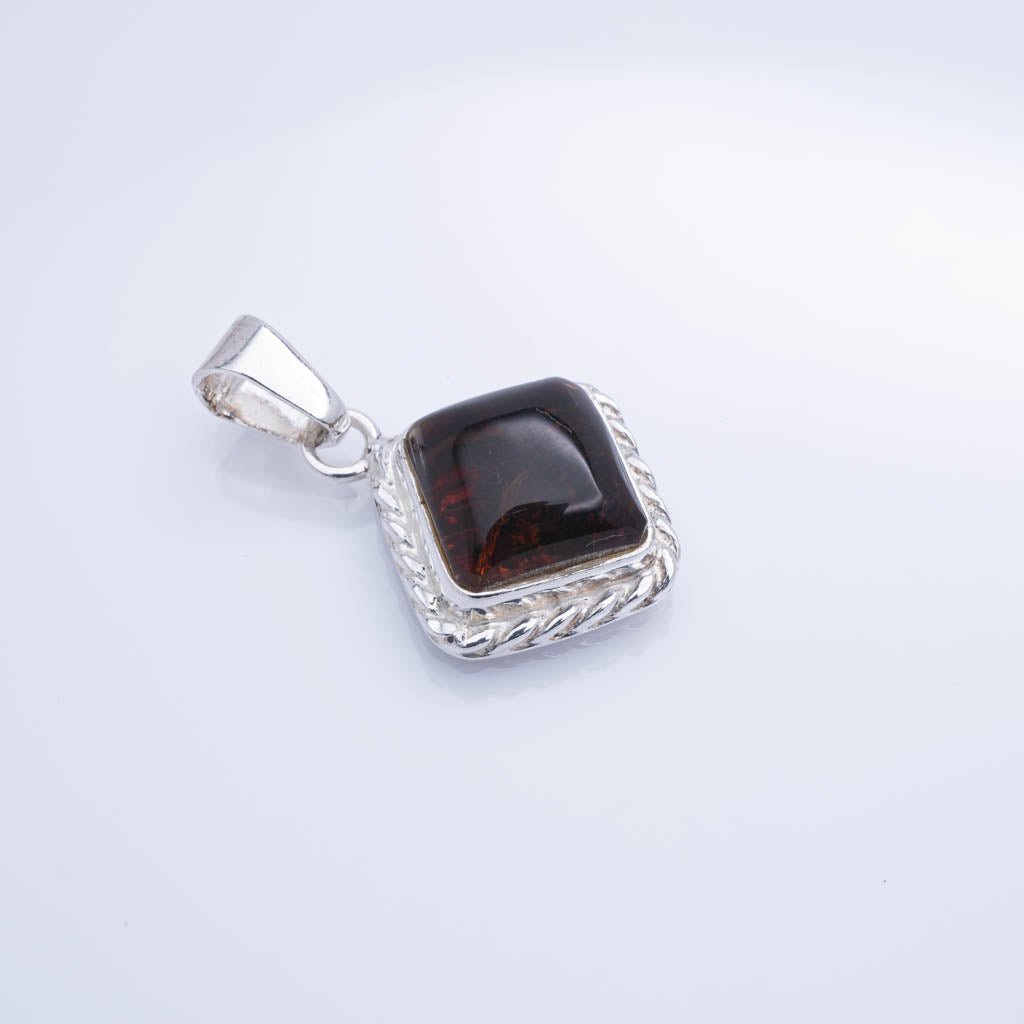 Green Amber Pendant, Grace