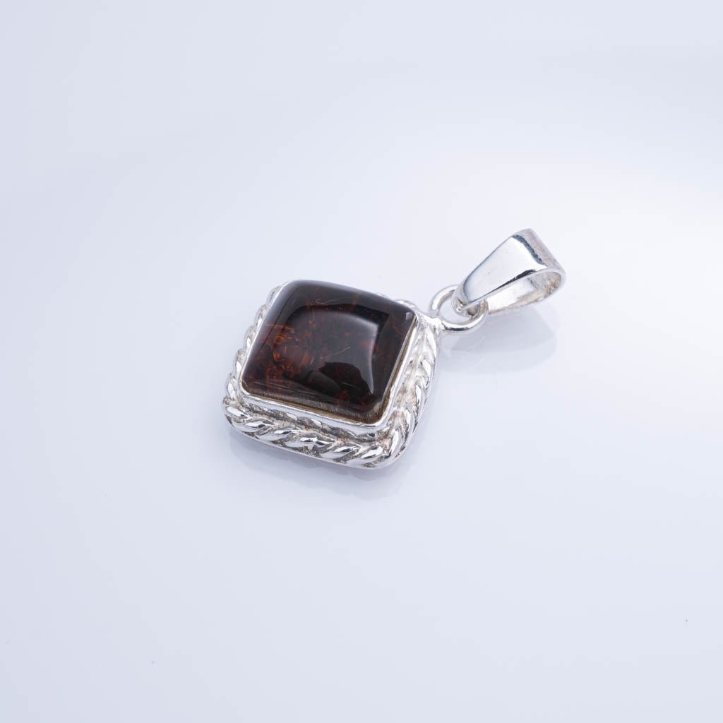 Green Amber Pendant, Grace