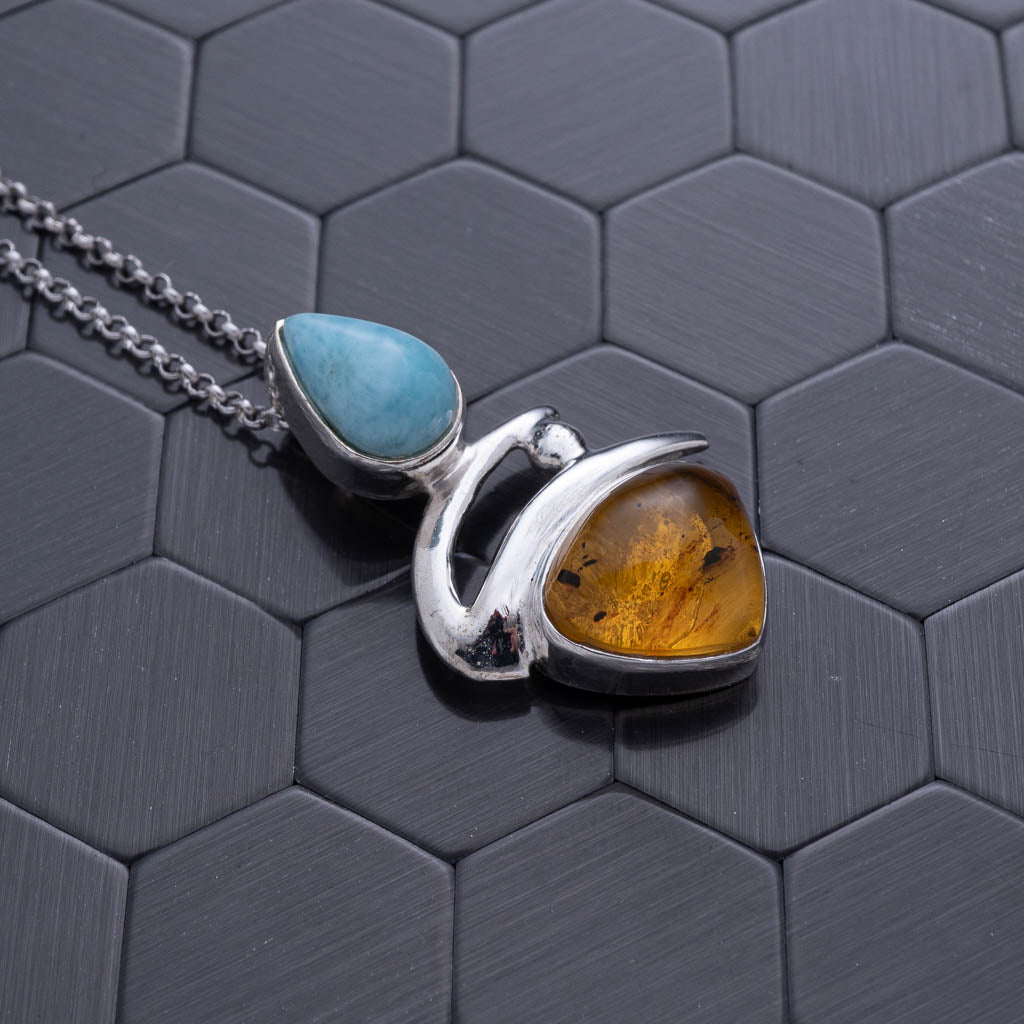 Green Amber Pendant, Londyn