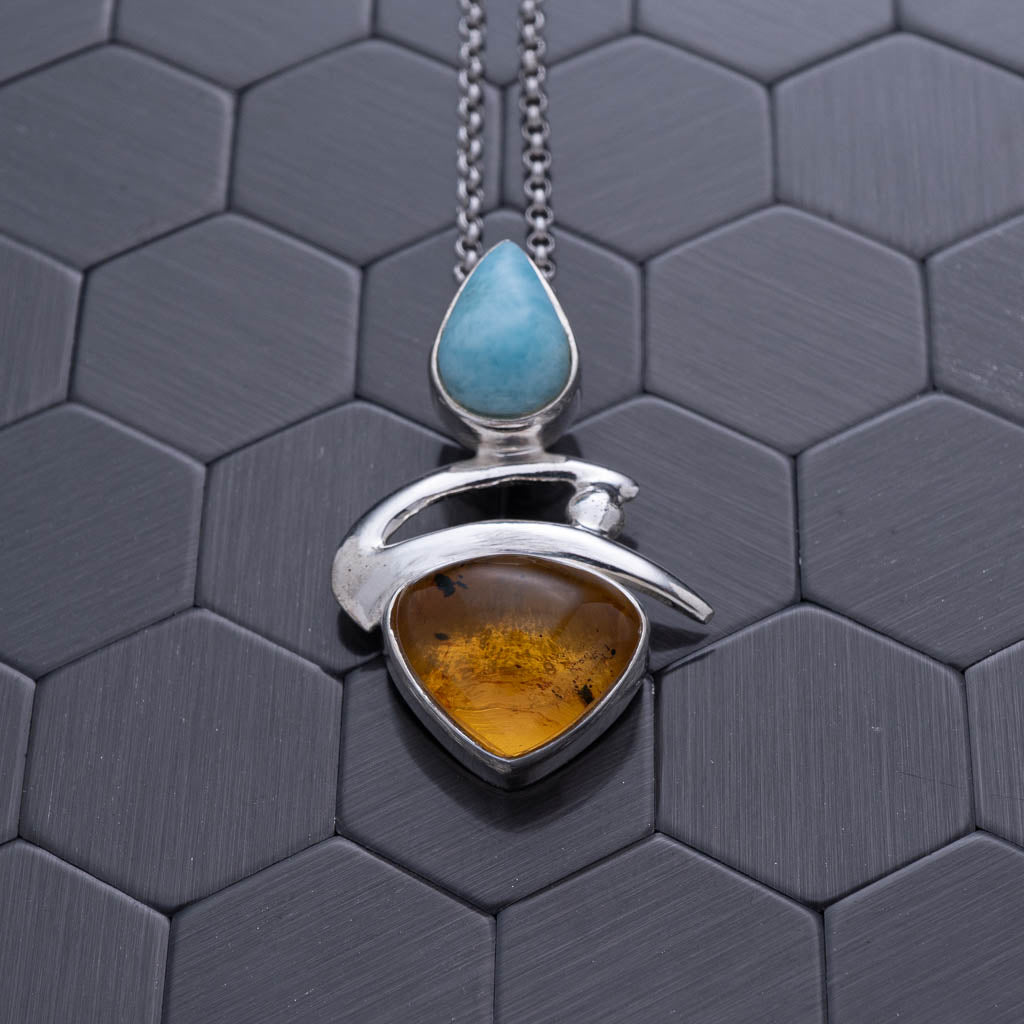 Green Amber Pendant, Londyn