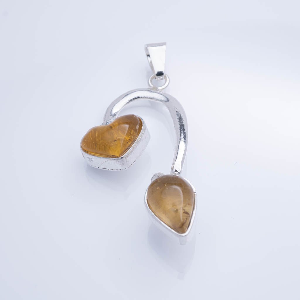 Green Amber Pendant, Maria