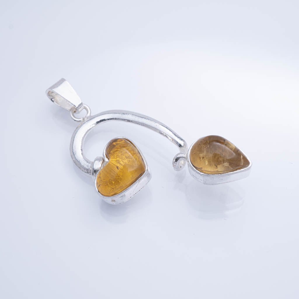 Green Amber Pendant, Maria
