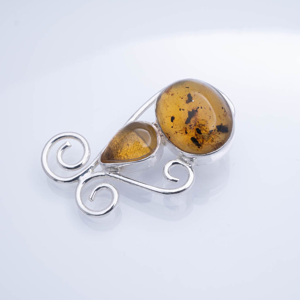Green Amber Pendant, Molly