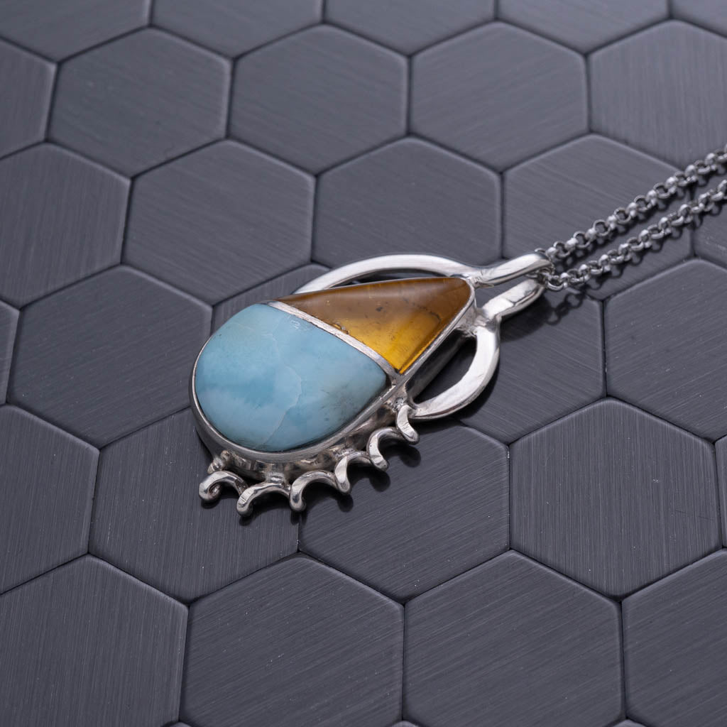 Green Amber Pendant, Renata