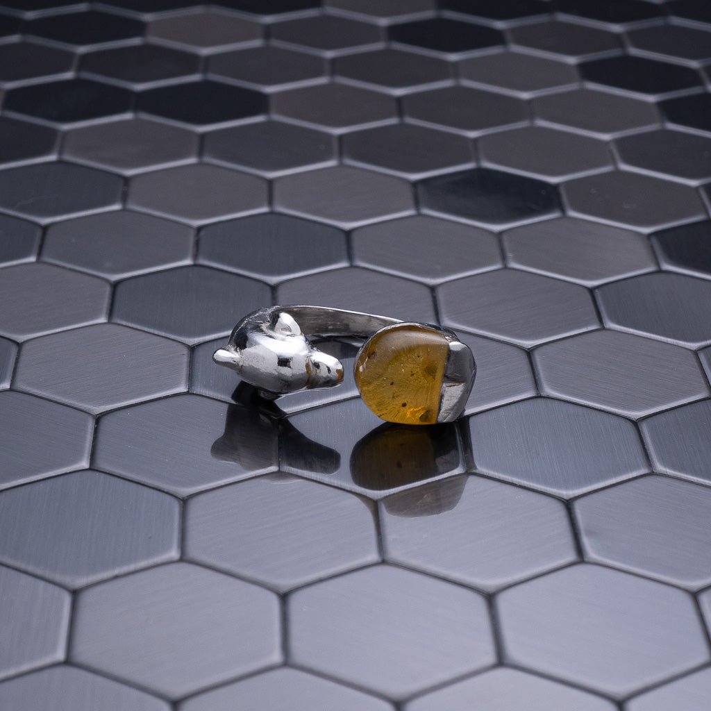 Green Amber Ring, Karissa