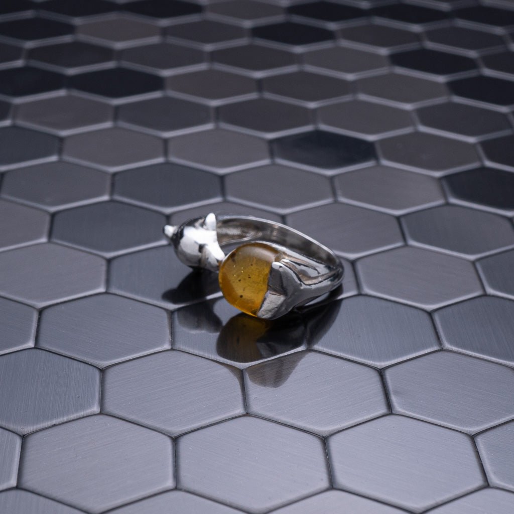 Green Amber Ring, Karissa