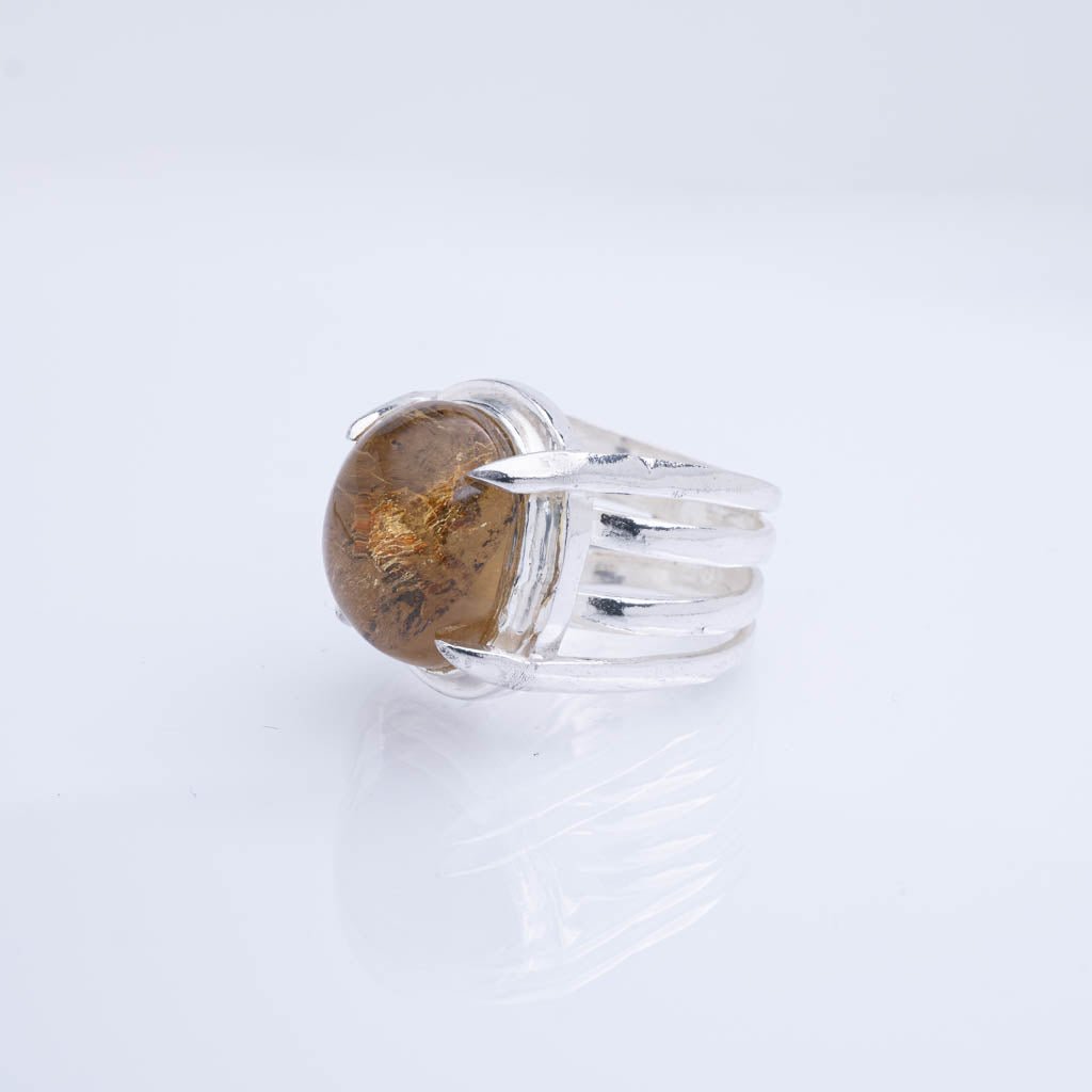 Green Amber Ring, Thalia