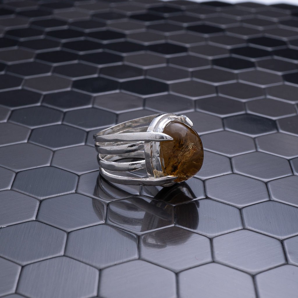 Green Amber Ring, Thalia