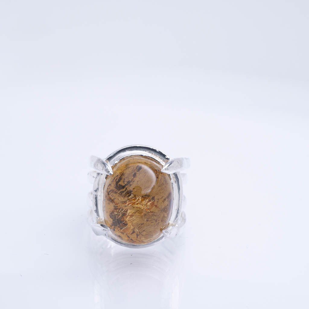 Green Amber Ring, Thalia