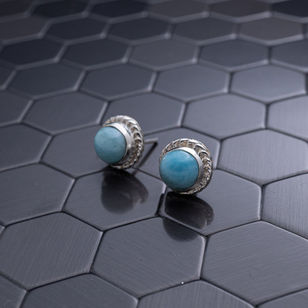 Larimar Earring, Agatha