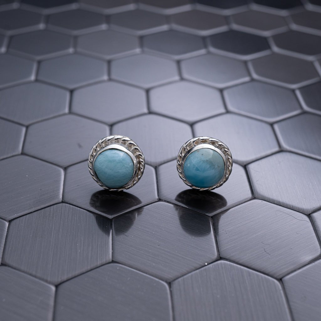 Larimar Earring, Agatha