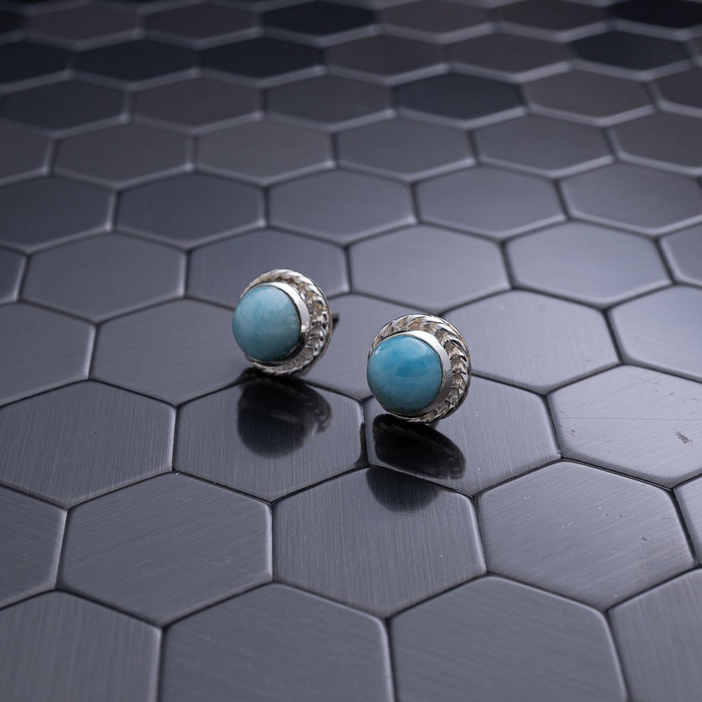 Larimar Earring, Agatha