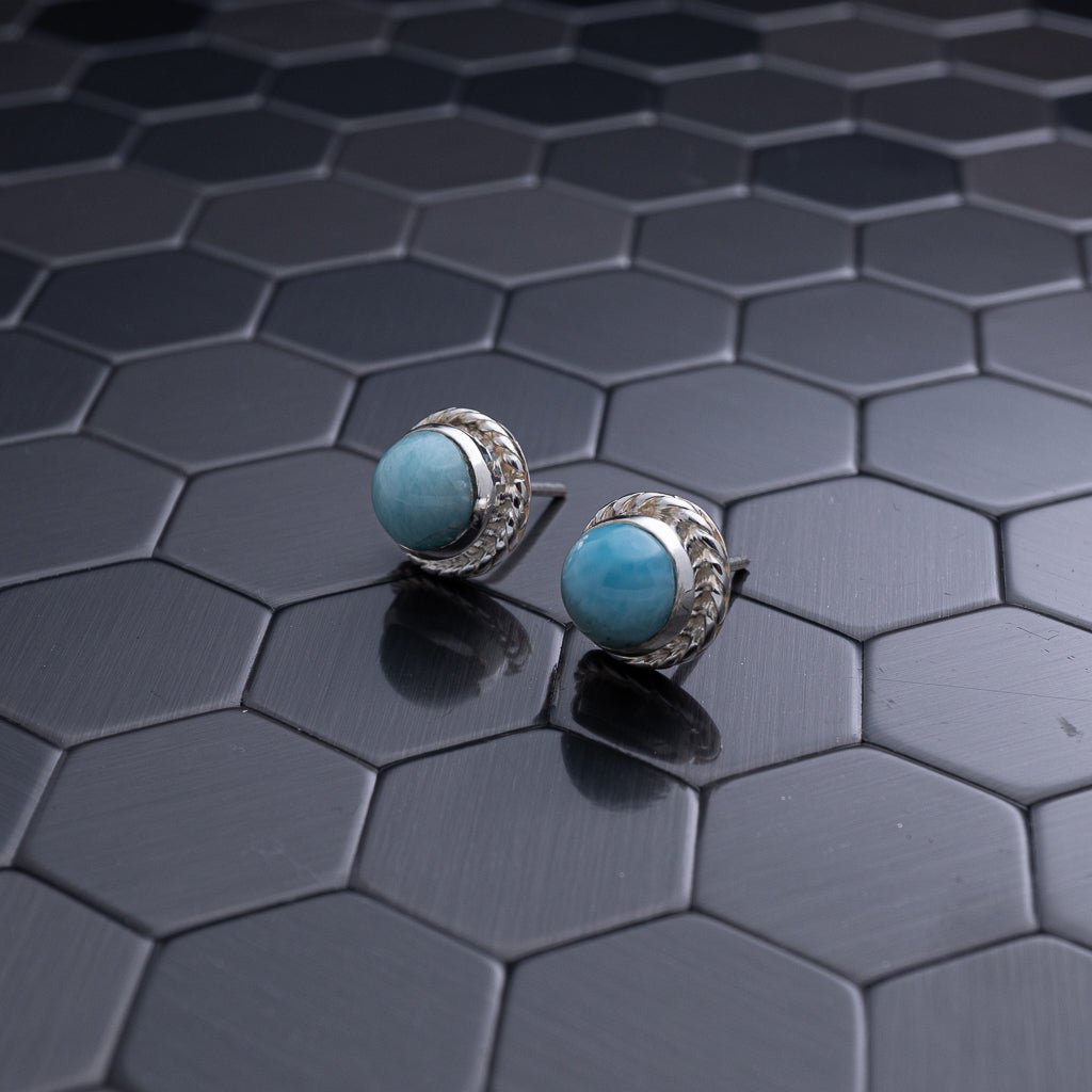 Larimar Earring, Agatha