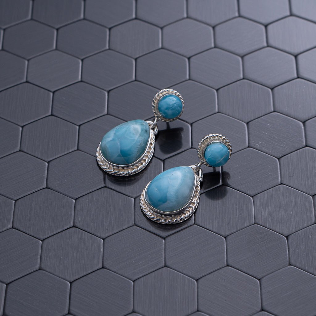 Larimar Earring, Amphitrite