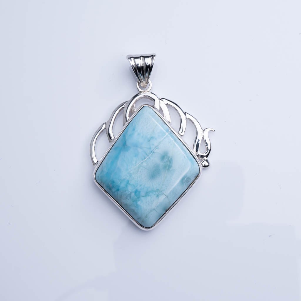 Larimar Pendant, Adara - Larimar Creations