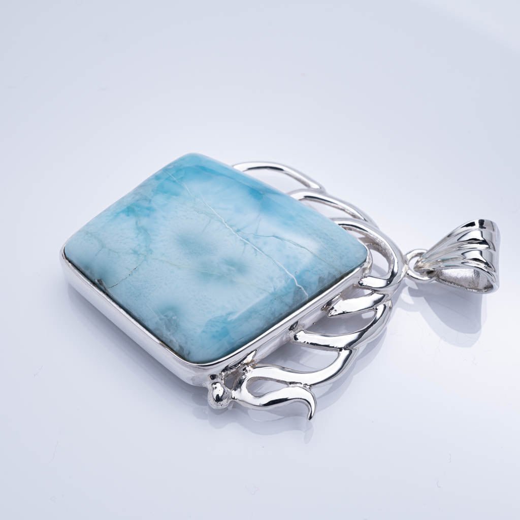 Larimar Pendant, Adara - Larimar Creations