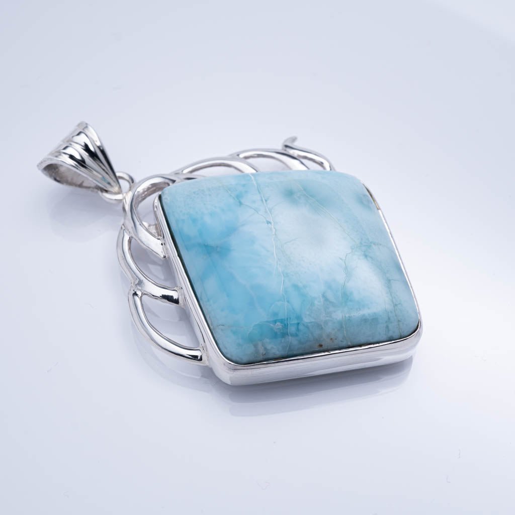 Larimar Pendant, Adara - Larimar Creations