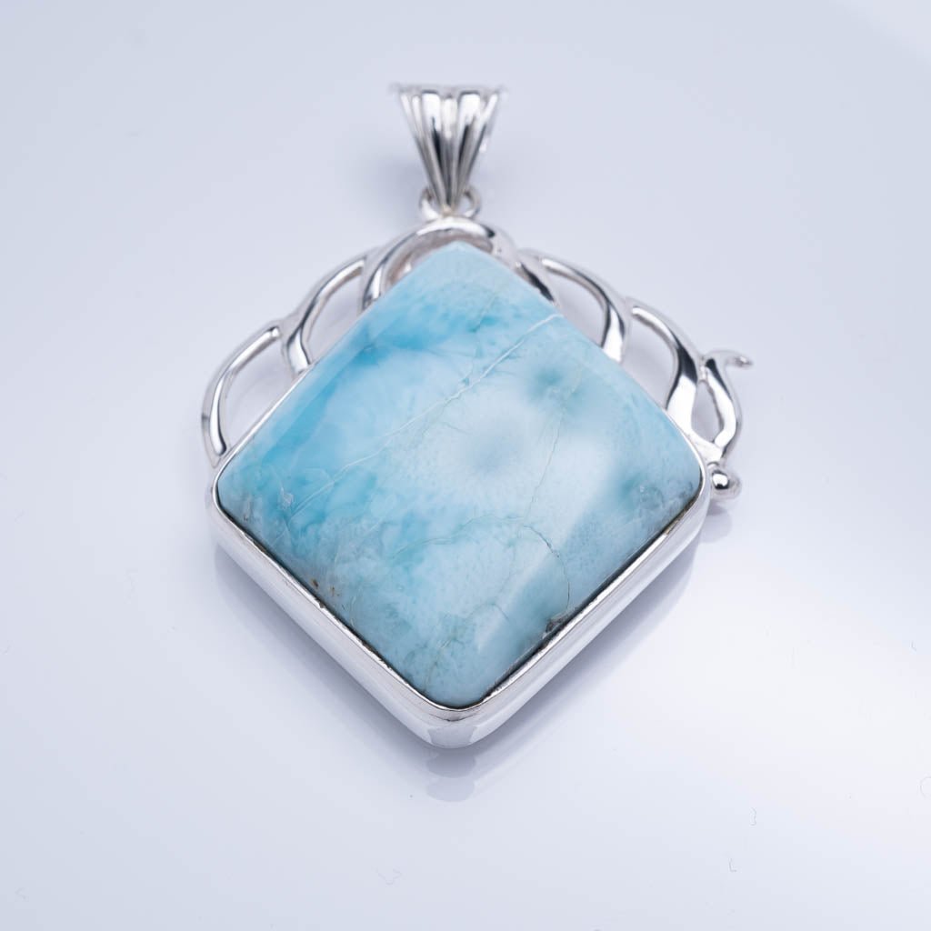 Larimar Pendant, Adara - Larimar Creations
