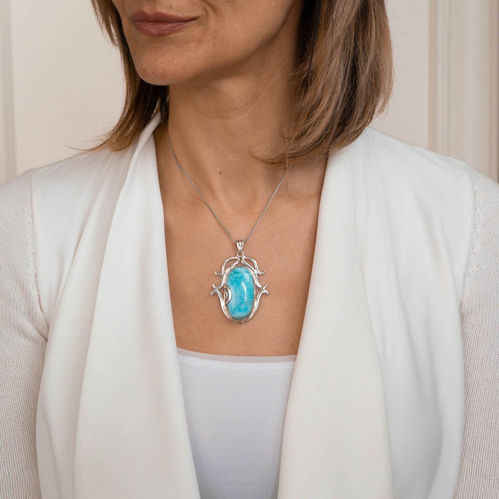 Larimar Pendant, Aurora