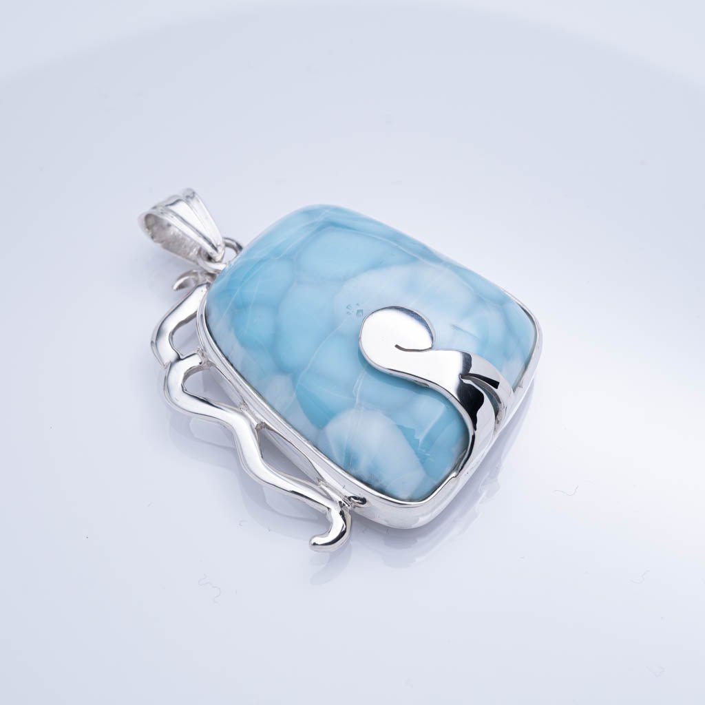 Larimar Pendant, Cassia