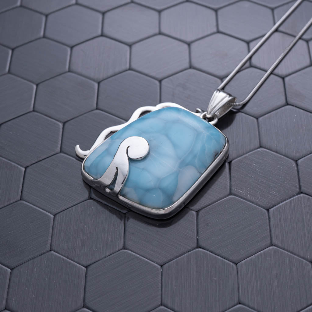 Larimar Pendant, Cassia