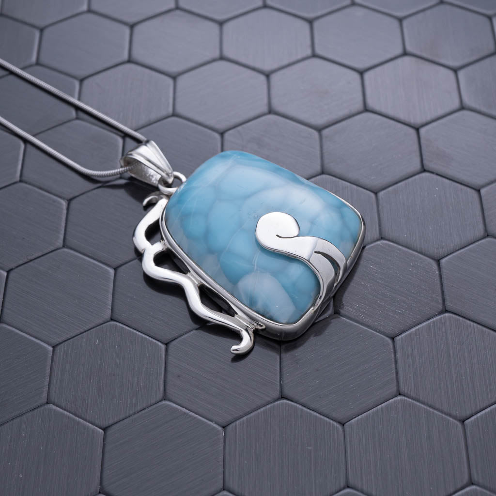 Larimar Pendant, Cassia