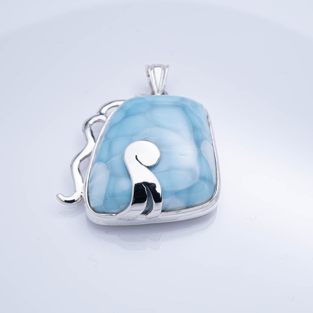 Larimar Pendant, Cassia