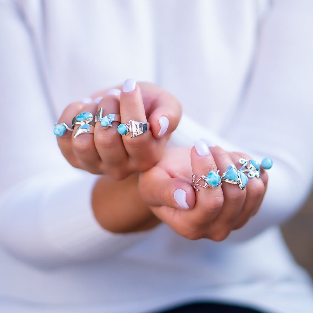 Larimar Ring, Diara - Larimar Creations