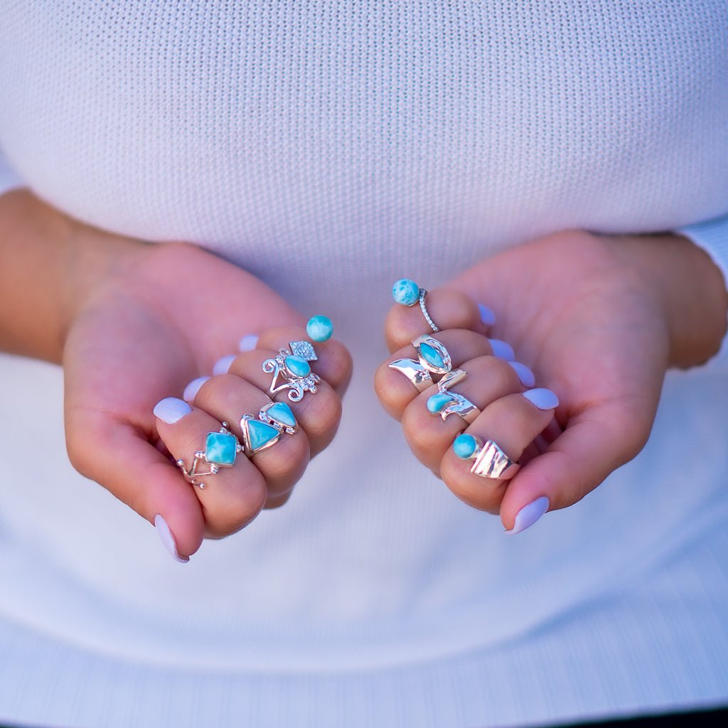 Larimar Ring, Diara - Larimar Creations